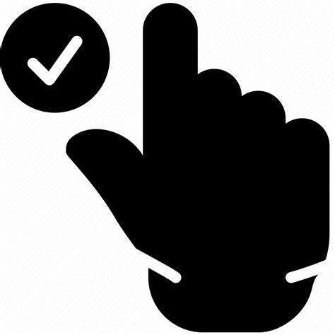 Finger, gesture, hand, interaction, success icon - Download on Iconfinder