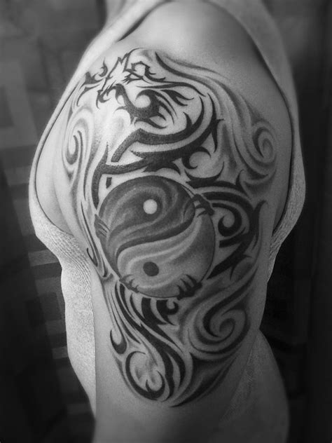 Yin Yang Tattoos for Men - Ideas and Inspiration for Guys