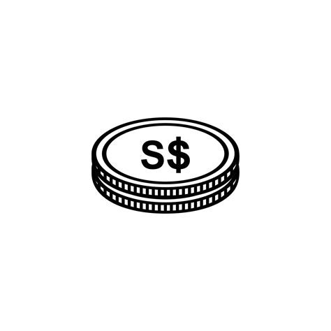 Singapore Currency Icon Symbol. Singapore Dollar, SGD Sign. Vector Illustration 14178336 Vector ...