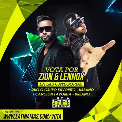 Fanaticos del Reggaeton Voten Por Zion & Lennox En Los Latin American Music Awards - PeruMasFlow ...