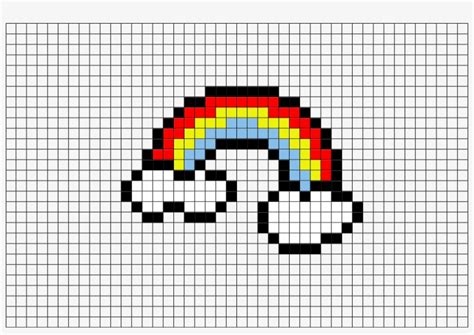Anime Pixel Art, Pixel Art Templates, Beading Patterns, - Minecraft Rainbow Pixel Art - 880x581 ...