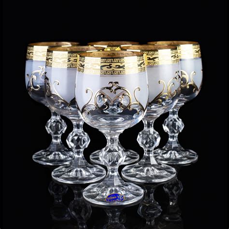 Crystal Liqueur Glasses – Bohemian VRF collection - Bohemia Crystal - Original crystal from ...