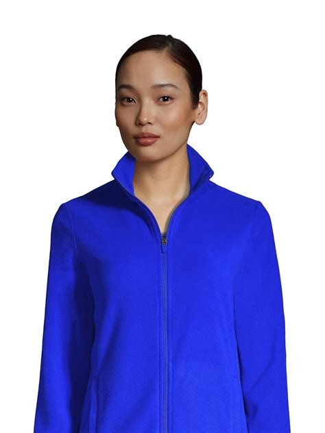 Lands' End Women's Fleece Full Zip Jacket - Walmart.com