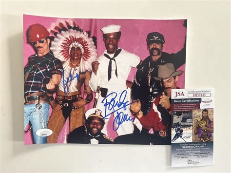 The Village People Felipe Rose signed photo. JSA | EstateSales.org