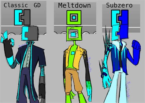 Geometry Dash avatars by NightstandArt on DeviantArt in 2022 | Geometry ...