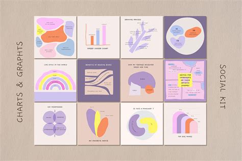 Charts & Graphs CANVA PS on Behance