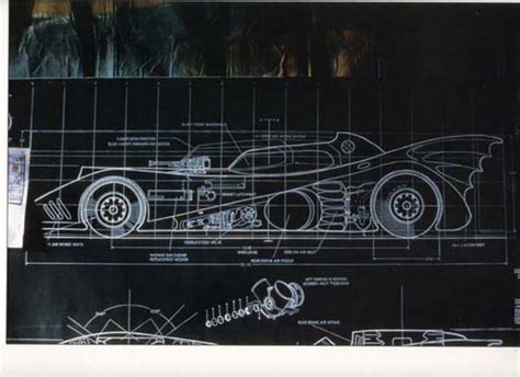 Build Your Own 1989 Batmobile Using These Blueprints - autoevolution