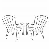 Simple Bench Coloring Page For Kids  Free Furnitures Printable sketch template