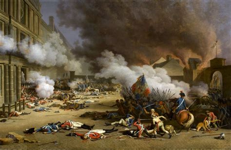 Jean Duplessis-Bertaux - The Storming of the Tuileries on August 10, 1792 [1793] | French ...