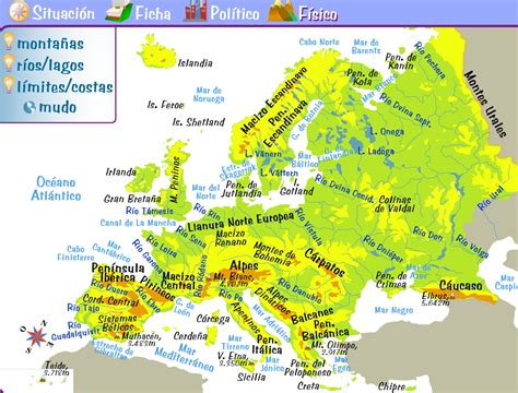 Blog de ciencias de 6º: Europa: relieve e hidrografía.