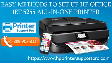 Easy Methods to set up HP officejet 5255 all-in-one printer