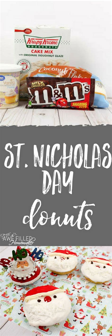 St. Nicholas Day Donuts | Christmas food, Vanilla chocolate, St nicholas day