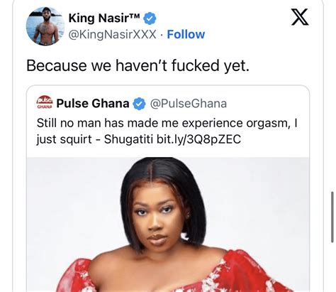 “Because we haven’t knacked yet”; King Nasir says after Shugatiti said she still hasn’t orgasmed