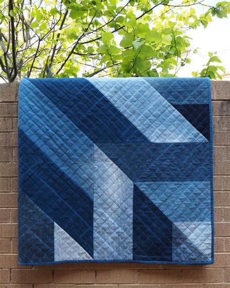 Blue Giant denim quilt pattern from upcycled jeans | Craftsy | Quilts, Denim quilt patterns ...