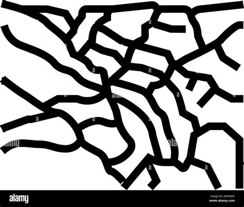 grand canyon line icon vector illustration Stock Vector Image & Art - Alamy
