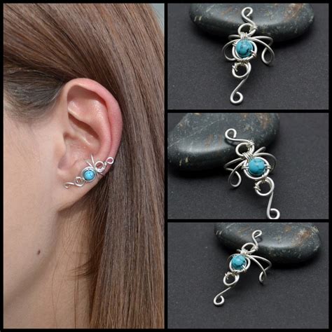 Tutorial ear cuff PDF Wire wrap tutorial Wire Wrapped | Etsy