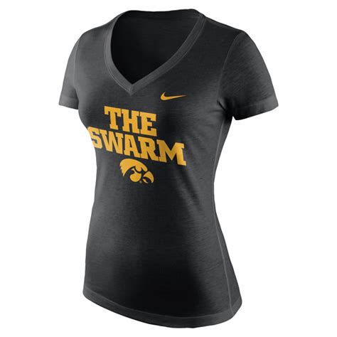 Iowa Hawkeyes Women’s "THE SWARM" V-Neck Tee