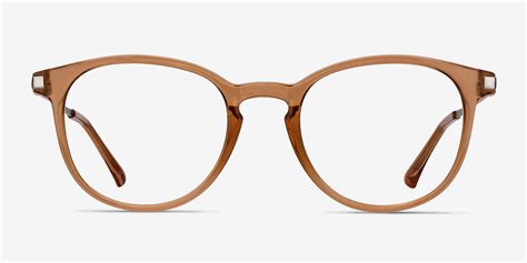 Mirando | Light Brown Metal Eyeglasses | EyeBuyDirect