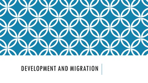 Development and Migration | Teaching Resources