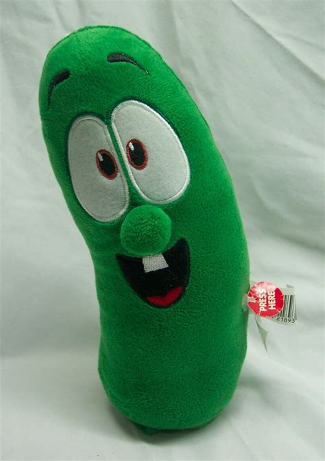 VeggieTales SINGING & DANCING LARRY CUCUMBER 9" Plush Stuffed Animal - TV & Movie Character Toys