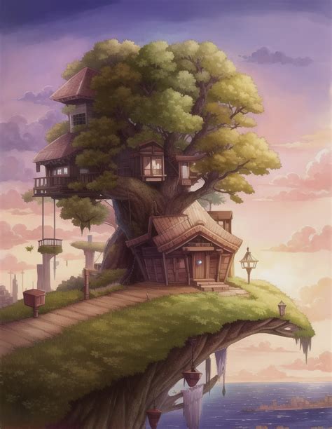 Treehouse : r/drawing