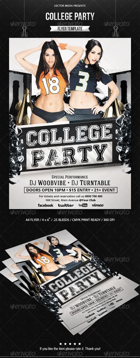 College Party - Flyer by VectorMedia | GraphicRiver