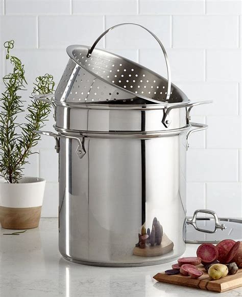 All-Clad Stainless Steel 12 Qt. Covered Multi Pot with Pasta & Steamer Inserts | All-clad ...