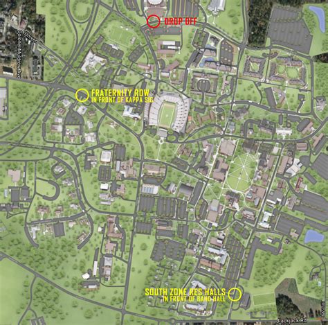 Mississippi State University Campus Map Pdf