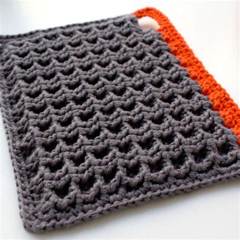 8 Beautiful Crochet Potholders | Granny pattern, Crochet square patterns, Granny squares pattern