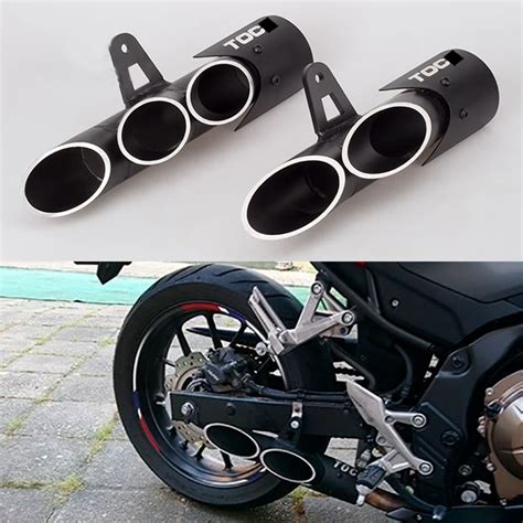 motorcycle exhaust 36 51mm universal modified exhaust for toce exhaust z900 zx6r R6 cbr500r ...