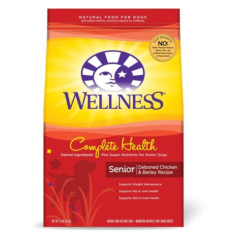 Wellness Complete Health Natural Senior Health Recipe Dry Dog Food, 15 ...