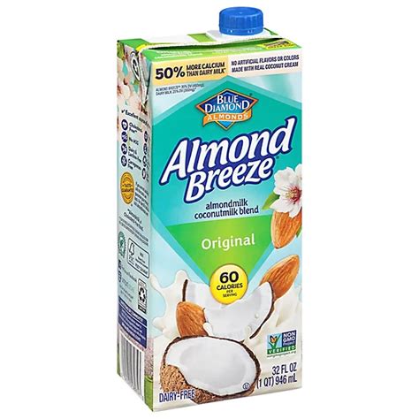 Almond Breeze Coconut Original Shelf Stable Almond Milk - 32 Oz - Vons