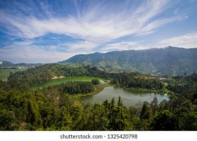 Telaga Warna View Batu Pandang Beautiful Stock Photo 1325420798 | Shutterstock