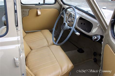 Austin A30 1953 | Custom car interior, Car interior, Interior door handles