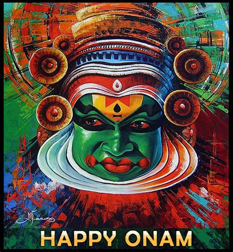 Beautiful Image Of Happy Onam - Desi Comments