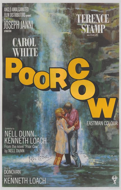 POOR COW (1967) POSTER, BRITISH, SIGNED BY KENNETH LOACH AND TERENCE STAMP | Original Film ...