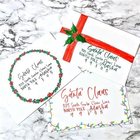 3 DIY Christmas Card Envelope Designs – Zebra Pen