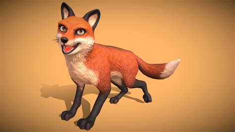 Fox - Buy Royalty Free 3D model by Thomas.Liao [c034981] - Sketchfab Store