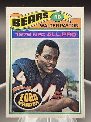 Walter Payton 1977 Topps 1976 NFC ALL-PRO #360 | eBay