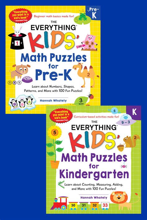 Math Puzzles Activity Books For Kids - Mama Likes This