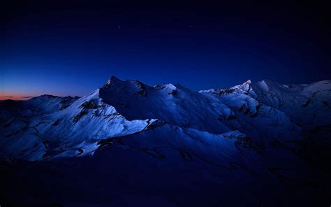 Snowy Mountain Night Wallpapers - Top Free Snowy Mountain Night Backgrounds - WallpaperAccess