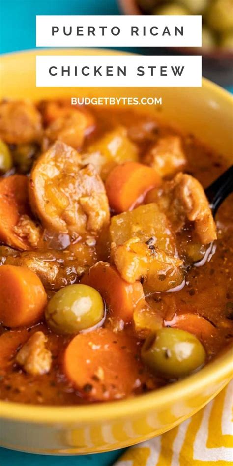 Pollo Guisado (Puerto Rican Chicken Stew) | Boricua recipes, Chicken dishes recipes, Stew recipes