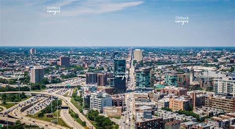 Aerial Drone View of West Town Chicago - ChiStockImages.com