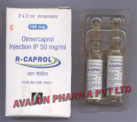 Dimercaprol Injection India - Avalon Pharma