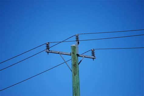 Wooden Electricity Pole Free Stock Photo - Public Domain Pictures