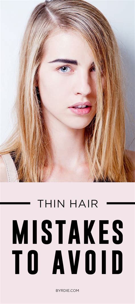 The One Mistake That's Ruining Your Thin Hair | Thin hair mistakes, Hair mistakes, Thin hair ...