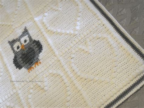 Crochet OWL Baby Blanket Pattern Owl Blanket Pattern Baby - Etsy