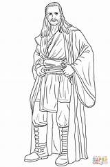 Qui Gon Jinn coloring Page  Free Printable Coloring Pages sketch template