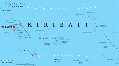 What is the capital of Kiribati? | Mappr