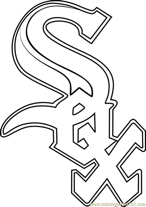 Chicago White Sox Logo Coloring Page for Kids - Free MLB Printable ...